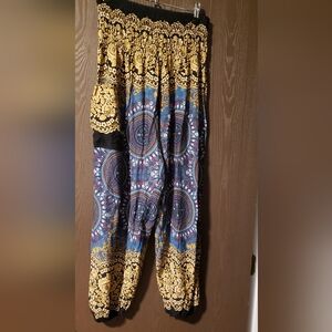 Vibrant Mandala Print Joggers